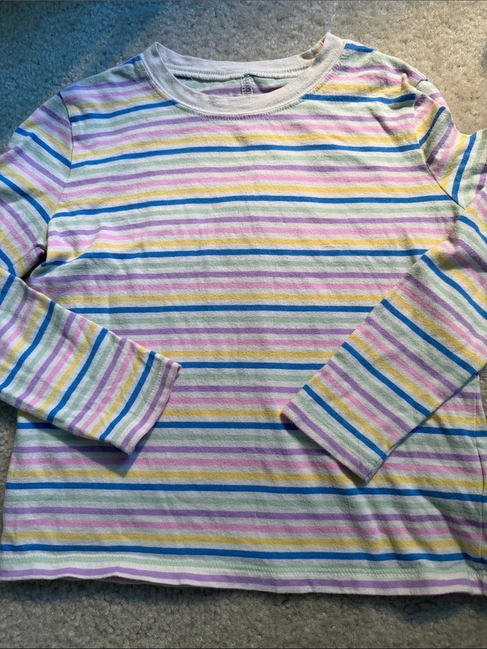 Crewcuts Girlfriend Tee Striped Long Sleeve Tee